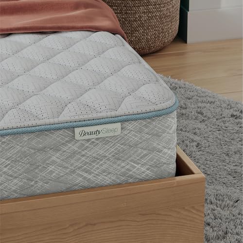 Beauty Sleep Midnight Slumber Medium Firm 10" Queen Hybrid Mattress in a Box, Cooling, Breathable, and Pressure Relieving - 100 Night Trial, CertiPUR-US Certified and 10 Year Limited Warranty