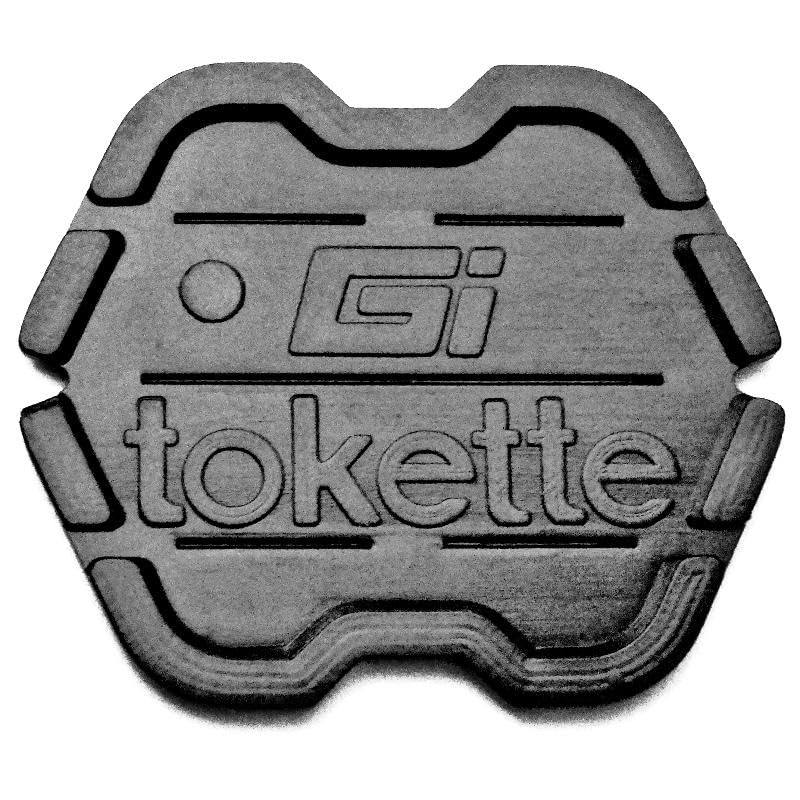 100 Black Tokettes Type 1 - Gi Laundry Tokens