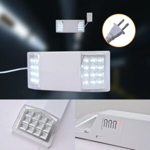 Apmeetlux 200lm 4Hours Plug Emergency Lights with Battery Backup Emergency Lighting for Business Home Power Failure