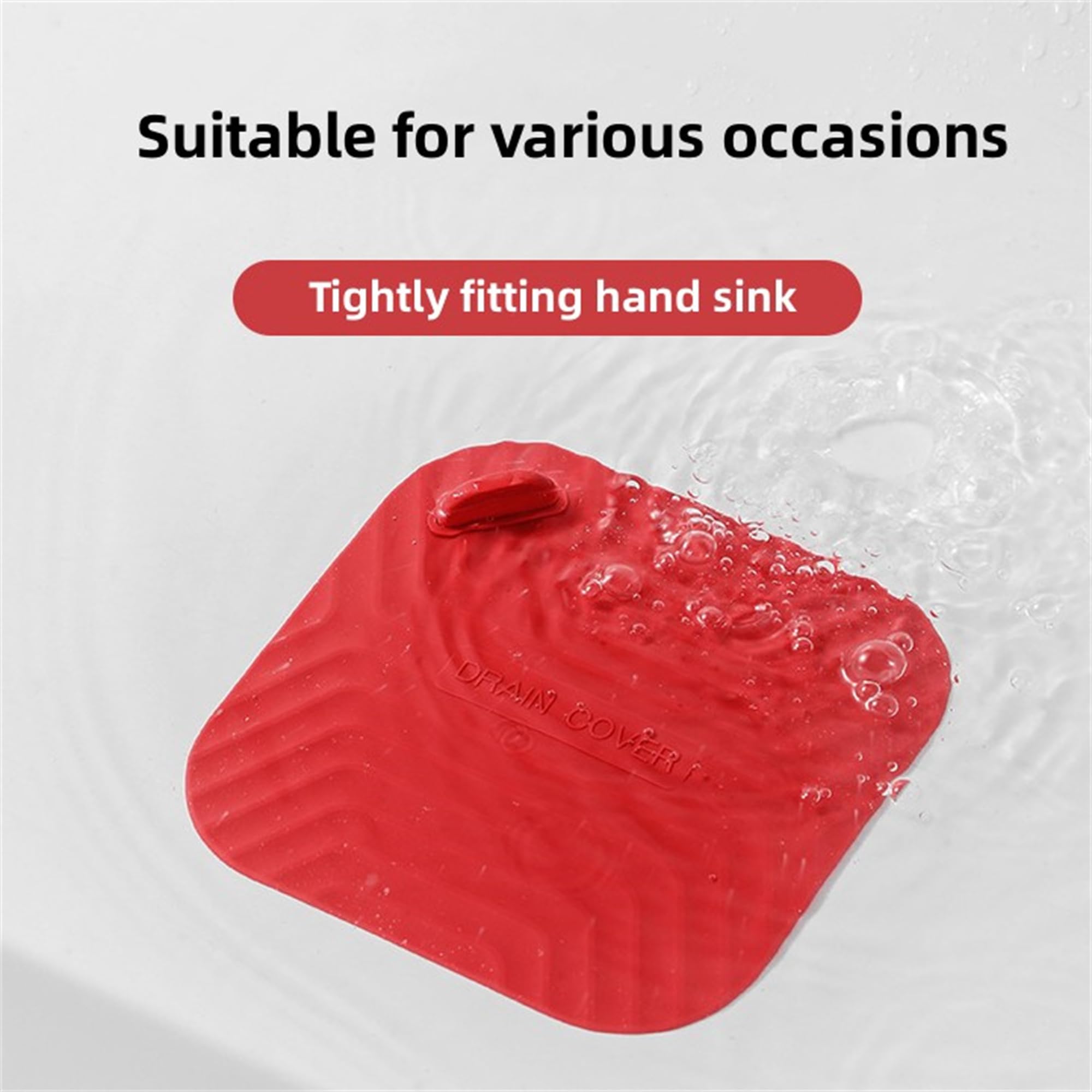 MAOYONG Silicone Drain Cover for Bathtub and Sink, Anti-Clog Odor-Blocking Plug for Kitchen, Shower, Laundry 3 Pack