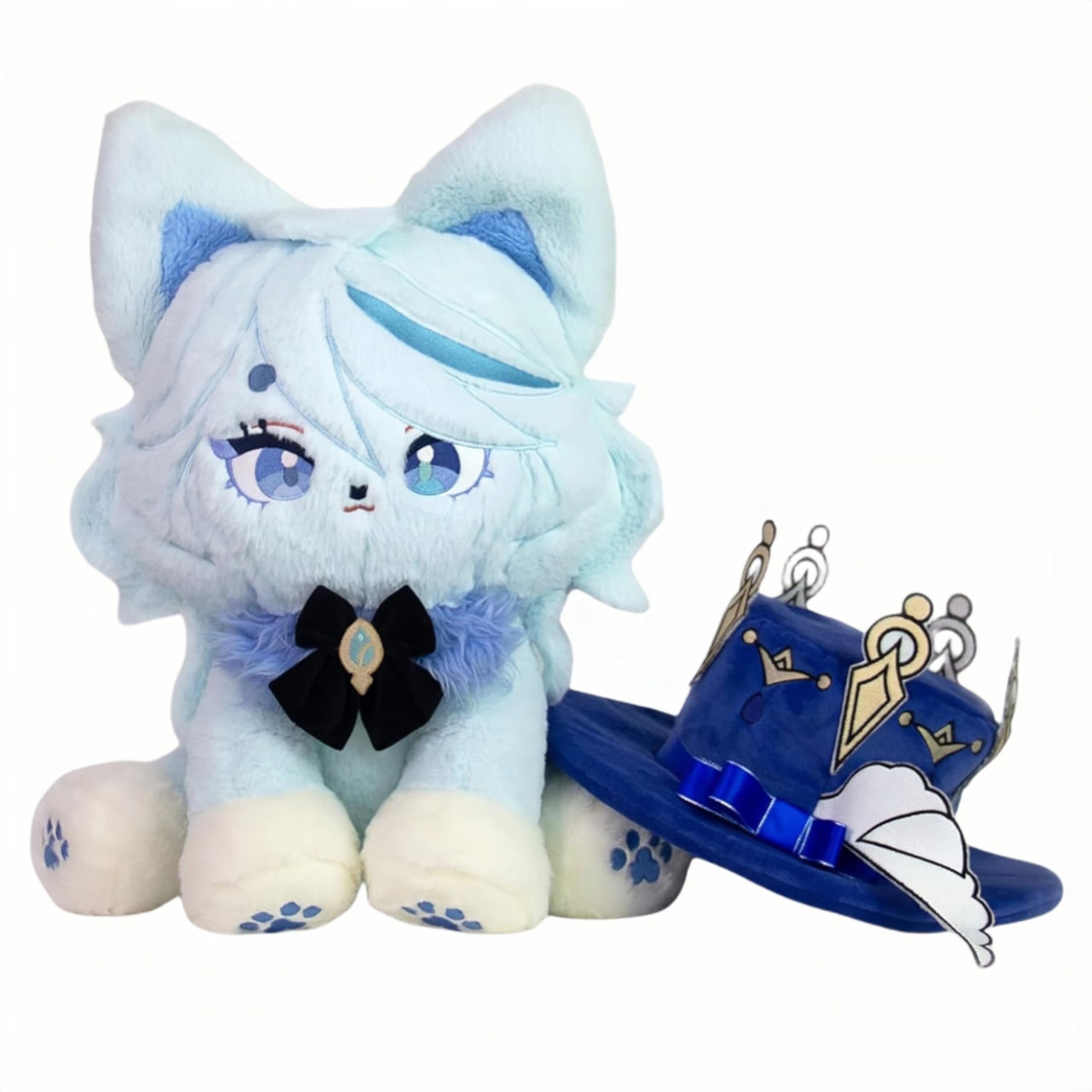 GICOSS Genshin Impact Furina Meow Plush Doll Anime Figure Plushies Cute Soft Stuffed Animals Gift for Cat Fans