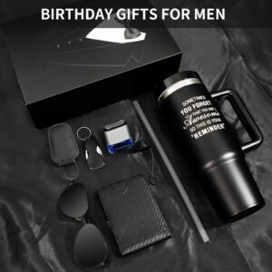 Birthday Gifts for Men Who Have Everything, Christmas Gifts for Dad, Gift Box for Men, Birthday Gifts for Him, Husband, Father, Brother, Boyfriend, 30 oz Double Wall Vacuum Insulated Water Bottle