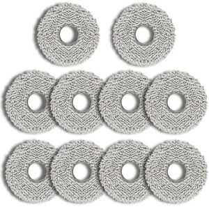 hacobest 10pcs mop pads for roborock q revo/qrevo maxv/qrevo pro/qrevo s, roborock q revo pro mop pads roborock qrevo maxv mop pads roborock qrevo pro accessories