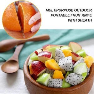 Multipurpose Outdoor Portable Fruit Knife With Sheath - Mini Stick Knife, Multifunction Sharp Stainless Steel Blade Knife, Cuchillo Multiusos Para Fruta PortáTil Para Exteriores Con Funda