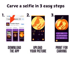 Pumpkin Carving Kit ALL IN ONe (21 Piece) Carving Party Kit + (Carve your Selfie)