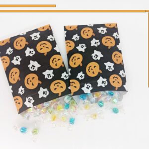 MENDERRY Paper Halloween Treat Candy bags Trick or Treat Bags Treat Bags Party Favor Cookie Bag