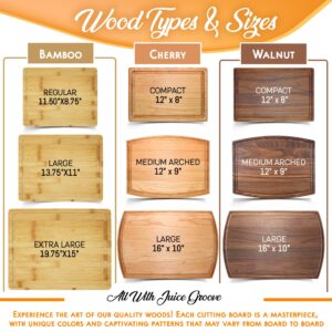 Personalized Cutting Board - Custom Engraved Wood Charcuterie Boards - Unique Christmas, Wedding, Bridal Shower, Anniversary, Housewarming, Real Estate Closing Gift Idea For Couples, Friends, Family