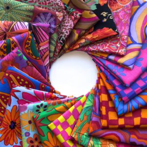 Hot - August 2024 Fat Eighth Bundle (20 Pieces) by Kaffe Fassett Collective for FreeSpirit (KFC.HOTAUG24.20FE)