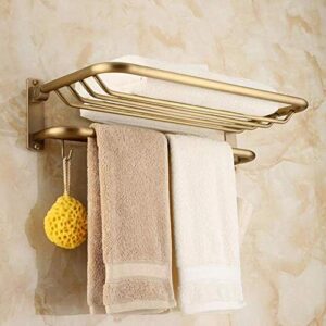 Towel Racks, Towel Shelf Towel Rack for Bathroom Towel Bar Bath Shelf Storage Organizerchrome Finished Towel Shelf