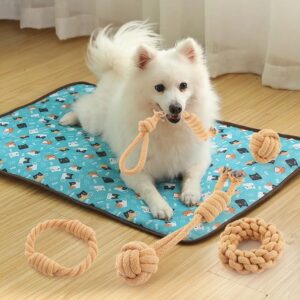 FOXHOLE 6 Pack Dog Rope Toys Dental Cleaning Dog Chew Toys for Medium Dogs (Combo B)