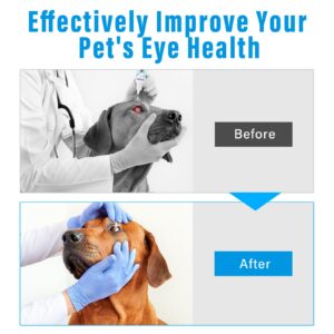 zeBrush Dog Eye Drops,Cataract Drops for Dogs & Cats-Relieve Pet Red Eyes,Dry Eyes & Infection Inflammation,Dog Tear Stain Cleaner,Improve Eye Vision,Safe & Gentle for Pets