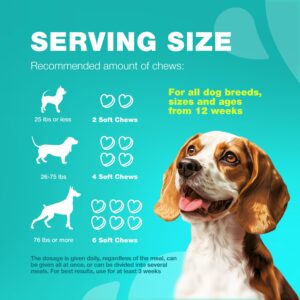 No Poo Chews for Dogs - Coprophagia Deterrent for Dogs - Forbid for Dogs Stool Eating Deterrent - Dog Probiotics for Digestive Health - Digestive, Gut & Immune Health Treats - No Poop Eating for Dogs