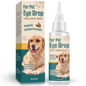 zebrush dog eye drops,cataract drops for dogs & cats-relieve pet red eyes,dry eyes & infection inflammation,dog tear stain cleaner,improve eye vision,safe & gentle for pets