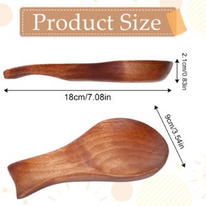 Molain Acacia Wood Spoon Rest For Kitchen, Smooth Wooden Spoon Holder For Stovetop, Perfect Holder for Stove Top or Countertop, Spoon or Tong, Modern and Rustic Spoon Rest for Farmhouse