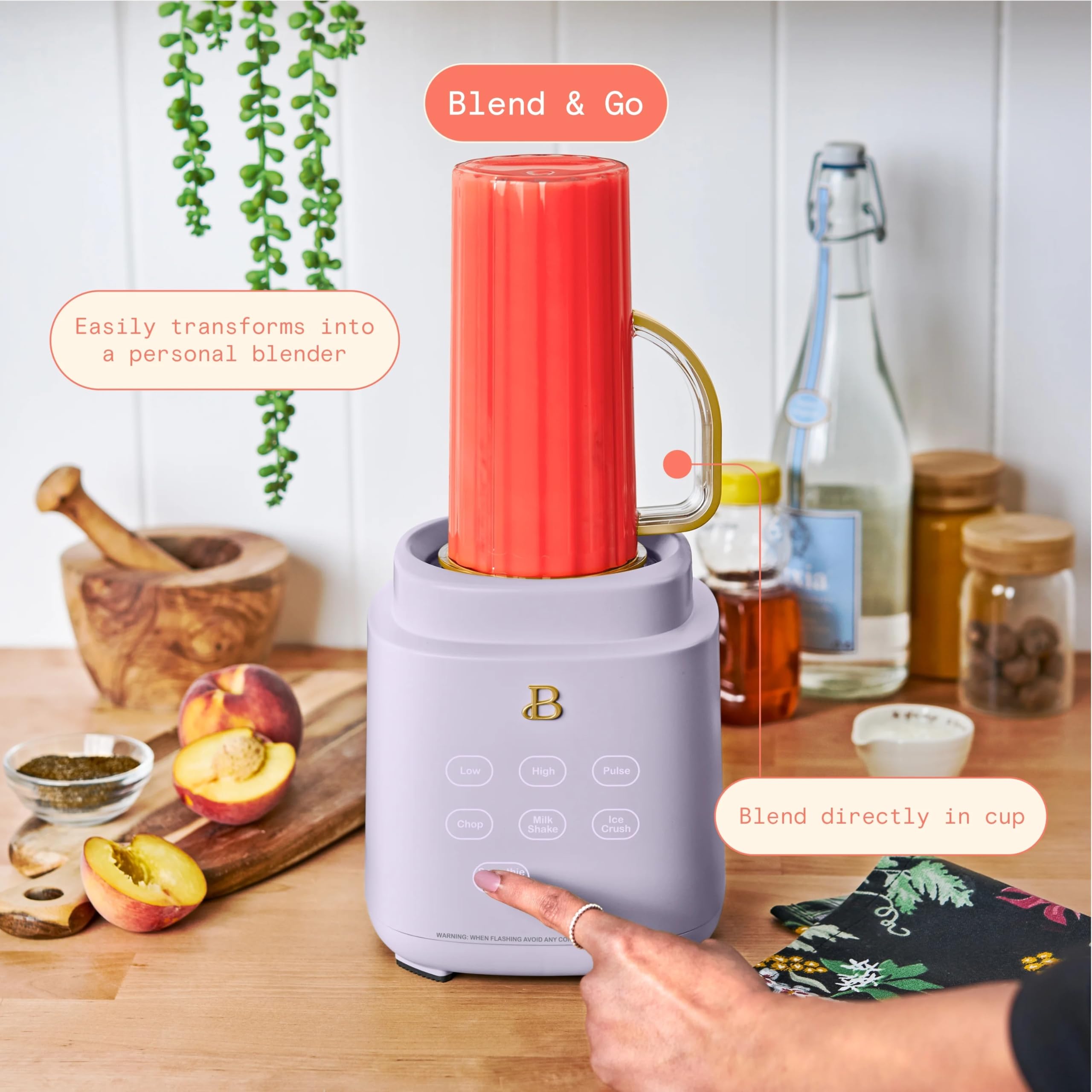 The New Beautiful PowerExact Blender System, Lavender by Drew Barrymore