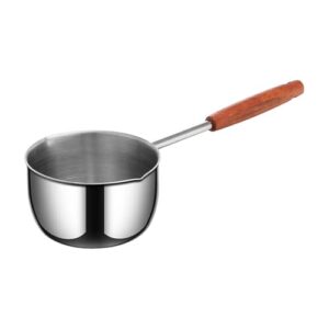 DimyFew Hot Oil Pan Melting Pot Hot Chocolate Nonstick Breakfast Pot Mini Saucepan Milk Pan for Travel Camping Kitchen Stovetop Home, 500ml