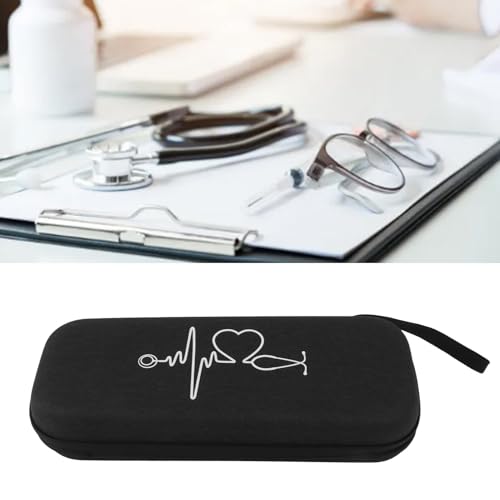 Hard Stethoscope Case Large Stethoscope Carrying Case Shockproof EVA Stethoscope Storage Bag for Nurse Accessories