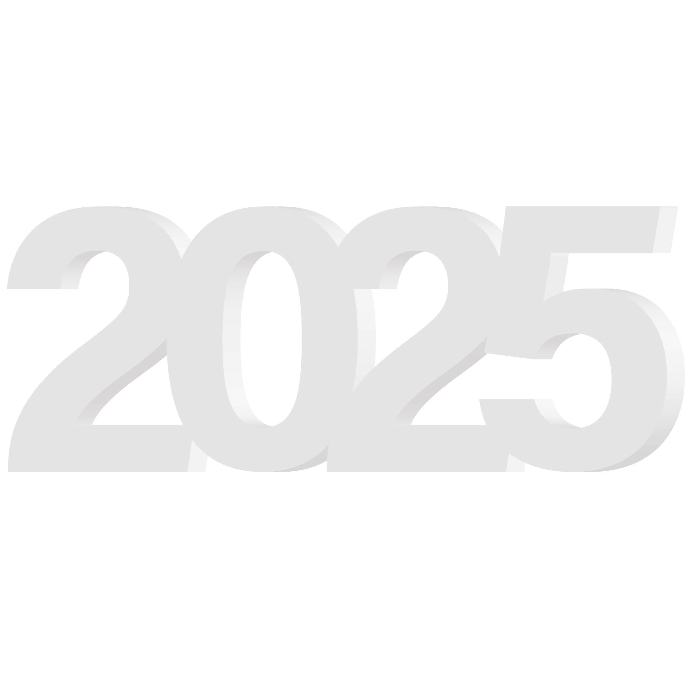 Large 2025 Sign Gradutaion Decorations 2025 Senior Photo Booth Props Grad Centerpieces for Table Decor, Number 2025 Letter Sign for Grad Party Supplies 2025 New Year Wedding Decor - White 15.6"