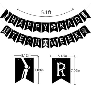 Happy Rad Tech Week Banner, Radiologic Technology Week Party Decor, Rad Tech Appreciation Week, X-ray Radiology Decor, Pre-strung