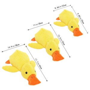 Dog Emotional Support Duck, Mellow Dog Calming Duck, Calming Duck Dog Toy, The Mellow Dog Calming Duck Dog Toy, Dog Duck Toy with Quacking Sound (XL)