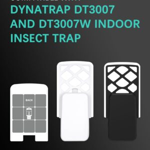 20 Pcs Refill Glue Card Compatible with Dynatrap DT3007 Indoor Plug-in Fly Trap, 23007 Replacement Sticky Cards for Dyna Trap Insect Trap