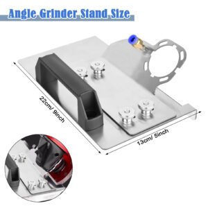 VEEVIIY Upgrade 45° Angle Grinder Chamfer Cutting Stand, Angle Grinder Stand Grinder Fixed Holder for 100-Type Widther Longer Angle Grinders