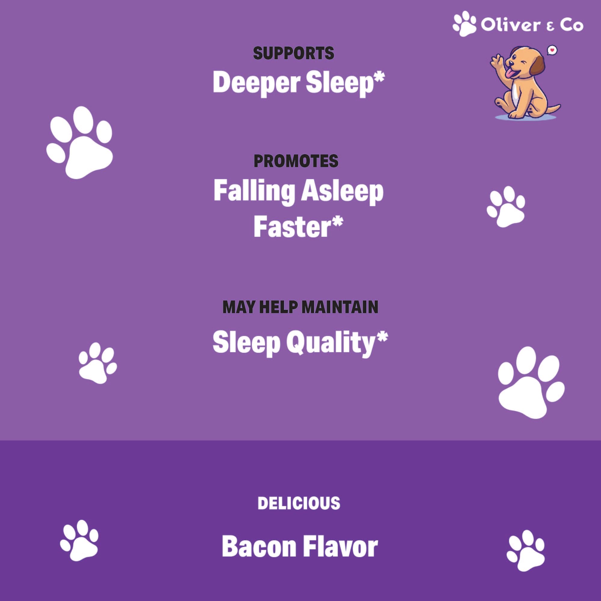 Dog Sleep Aid | Sleep Aid for Dogs | Promotes Healthy, Restful Sleep in Dogs | Melatonin for Dogs | | Dog Calming | Calming for Dogs | Dog Melatonin | Dog Anxiety Relief | 1 fl oz: Bacon Flavor