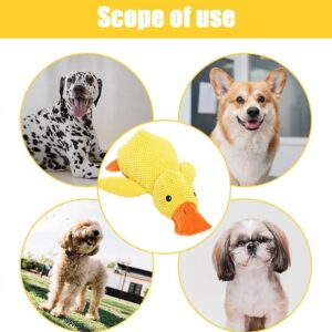 kunishi Calming Duck, Calming Duck Dog Toy Bright Yellow, Calming Duck for Dogs, Emotional Support Duck, The Mellow Dog Calming Duck, Quack-Quack Duck Dog Toy for Puppy Dogs (Yellow, Small)