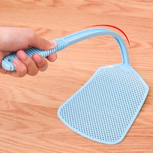 Fly Swatters, 2 Pack Manual Flyswatter Swatter, P-lasticLong Handle Fly Swatters Heavy Duty, Fly Catcher I-nsects Catcher, Fly Swatter Fly K-iller B-UG Swatter for Indoor Outdoor Home Farm