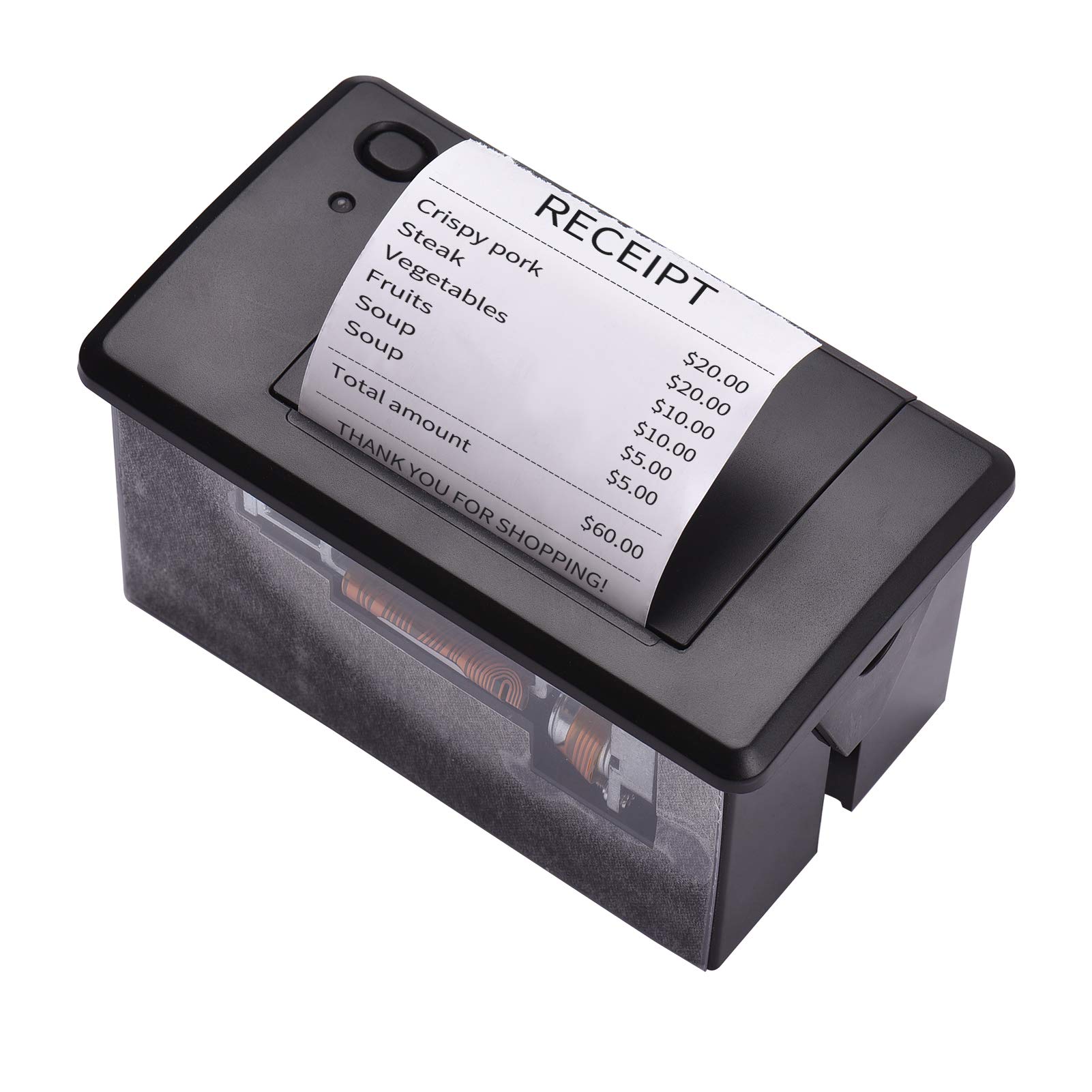 YDuupxe Mini Receipt Printer Portable 58mm Embedded Printing Module Support and Operating System