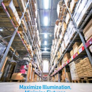 LEONLITE LED Linear High Bay Light 4FT, 225W 30375LM Adjustable Tilt Linear High Bay Shop Light, 135LM/W, 120-277V, 0-10V Dimmable Commercial Hanging Shop Lights for Warehouse, 5000K Daylight, ETL