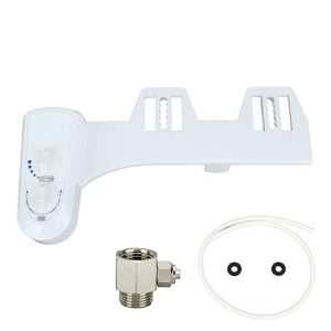 Bidet Attachment Self Dual Nozzle Adjustable Water Pressure Cold Water Toilet Bidet for Feminine Wash (1/2)