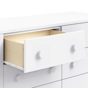 daVinci Sammy Scallop 6-Drawer Dresser in White