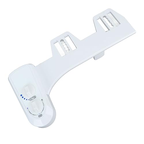 Bidet Attachment Self Dual Nozzle Adjustable Water Pressure Cold Water Toilet Bidet for Feminine Wash (1/2)