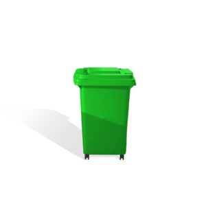 psybrythia 30l 50l 100l 120l 240l outdoor trash can wheeled garbage can with lid, residential commercial trash can for backyard garage deck outdoor use, 4-colors available(green,30l)