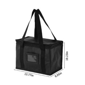 Large Insulated Cooler Bag, Foldable Lunch Bag, Reusable Grocery Bags, Insulated Grocery Bags, Tote Bag, Shopping Bags for Groceries, Food Delivery Bag for Camping Picnics (13.77 * 9.05 * 10.23in)