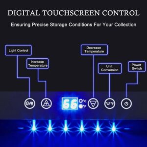 MilleLoom 6.5 cu.ft Wine and Beverage Refrigerator - 28 Bottles and 80 Cans, Dual Zone, Glass Door, Adjustable Shelves, with Lock, Digital Temperature Control, Freestanding/Built-in