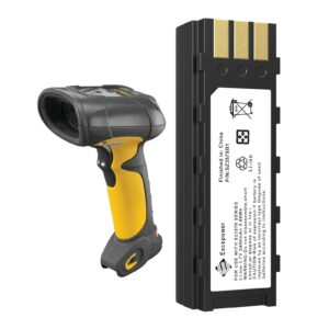 replacement battery for zebra for symbol ds3478 / ds3578 / ls3478 / ls3578 / mt2000 / mt2070 / mt2090 handheld barcode scanner 21-62606-01 / btry-ls34iab00-00 compatible with honeywell 8800