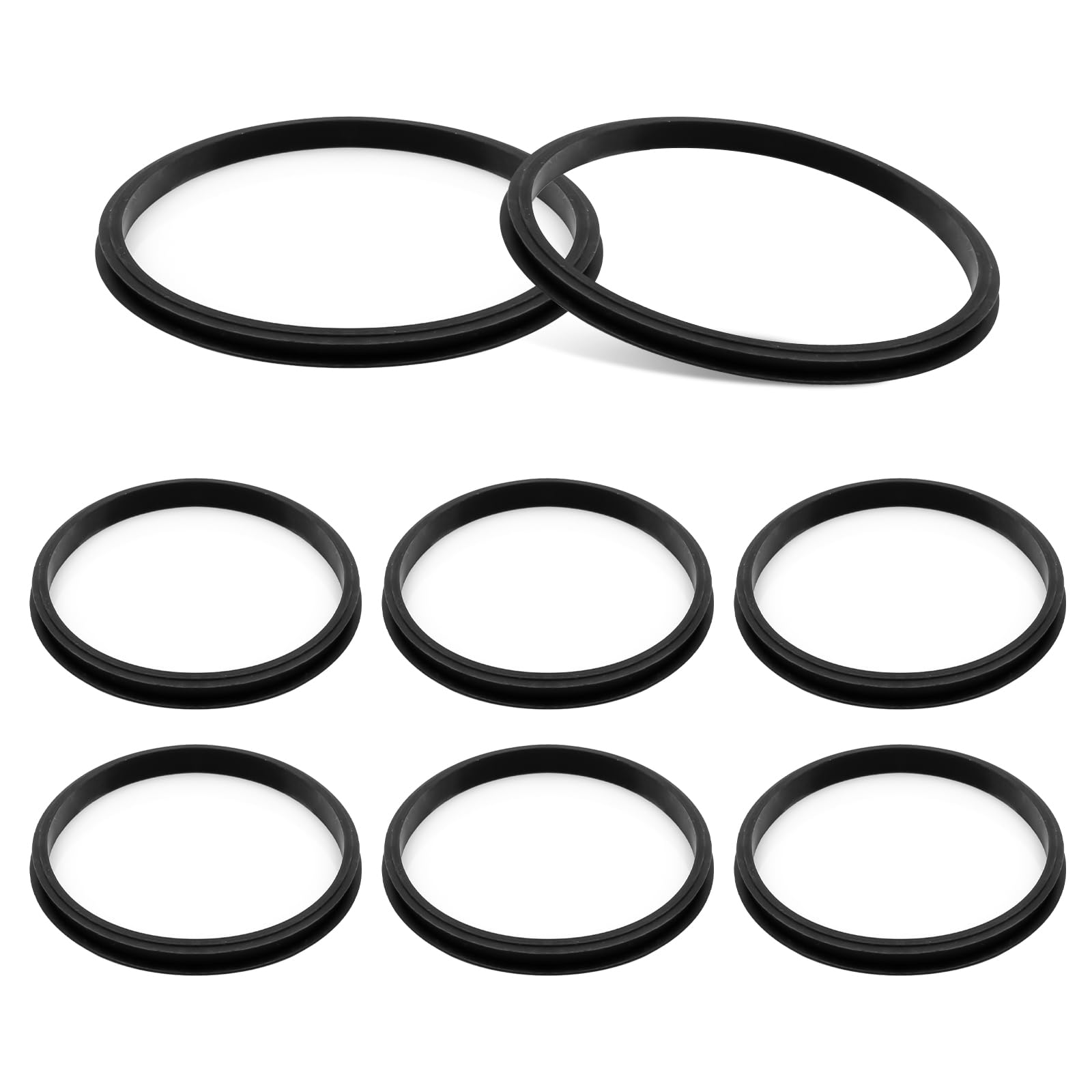 Tumbler Cup Lids Seal Gasket 30 Oz for Yeti Tumbler Mugs, Silicone Lids Seals Gaskets Not Rubber Replacement for Yeti O-Ring Rambler Stainless Steel Insulated Tumbler Mug Fit for Ozark Trail, 8 Pcs