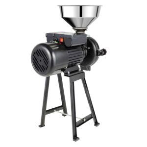 3000w grain mill grinder dry wet grinder, corn mill coffee heavy duty 110v commercial grain wheat grinder feed grinder machine