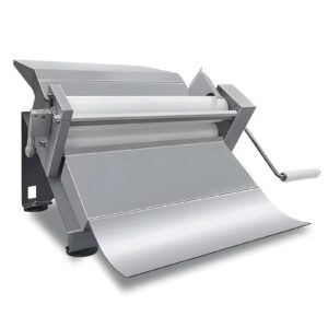 haywhnkn manual dough sheeter 16.5'' dough roller sheeter fondant sheeter stainless steel dough press machine pastry machine pasta maker for fondant, croissants, icing, pizza and puff pastry