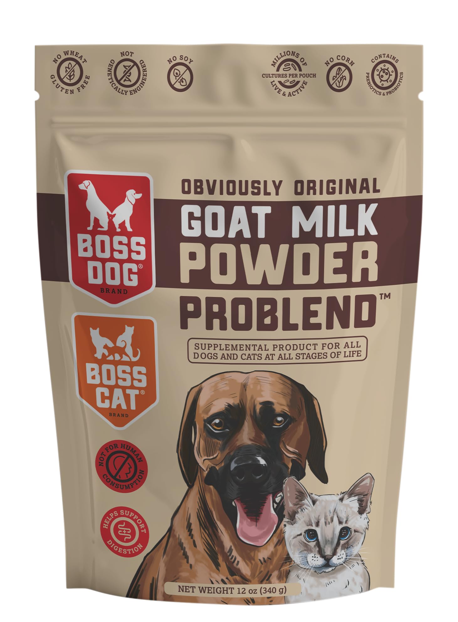 Boss Dog Goat Milk Powder Problend