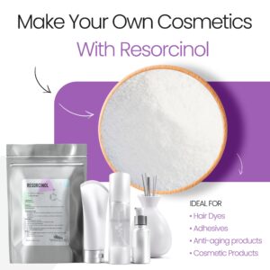 Talsen Chemicals Pure Resorcinol Cosmetic Grade - 1 Oz / 28 g - Organic Resorcinol Powder - Chemical Ingredients In DIY Cosmetics, Personal Care and Beauty Formulations for Skin Care