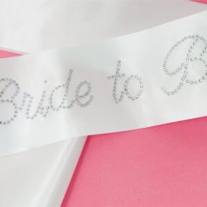 Shimmer Anna Shine Bride to Be Rhinestone Sash, Bachelorette Party, Bridal Shower, Wedding Decor