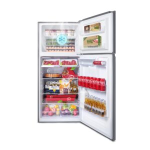 THFRIONE Top Freezer Refrigerator with Water Dispenser, Adjustable Thermostat Control, Full Size Freestanding with 14.13 Cu. Ft. Frost Free Fridge for Garage/Office/Home/Apartment