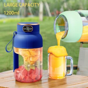 Ovidian Juicer Cup, Yulyoie Multifunctional Portable Juicer Cup with Digital Display, Yulyoie Juicer Cup, Wireless Portable Blender, Juice Cup Blender, Portable Blender USB Rechargeable