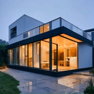 s.e.q double story fully equipped prefab expandable container house, luxury home stairs included free bed set