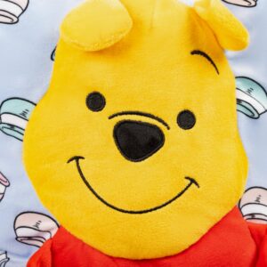 Disney Winnie The Pooh 3D Snuggle Pillow - Super Soft Yellow Plush Pillow - Measures 15 Inches