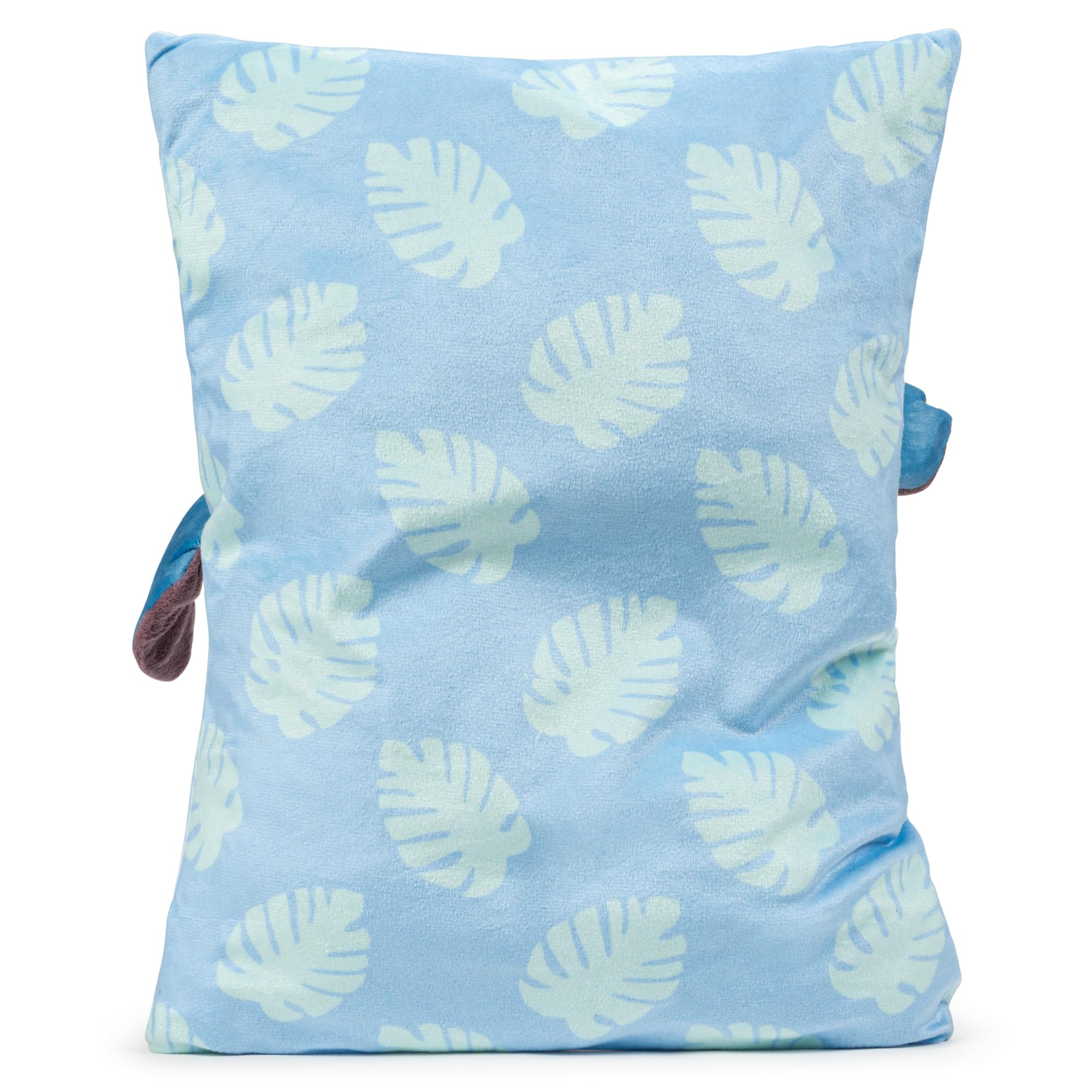 Disney Lilo and Stitch 3D Snuggle Pillow - Super Soft Blue Plush Pillow - Measures 15 Inches