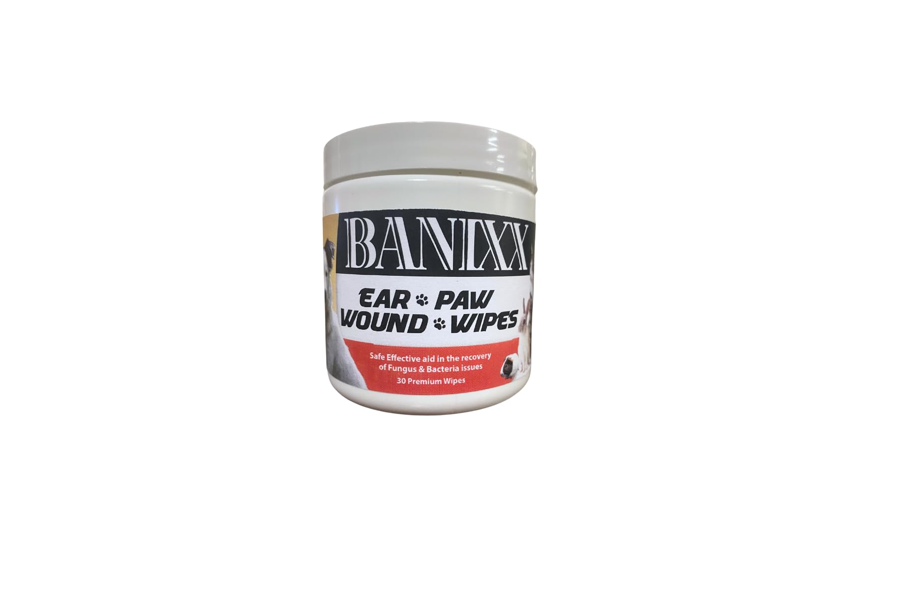 BANIXX Ear, Paw, Wound Pet Wipes